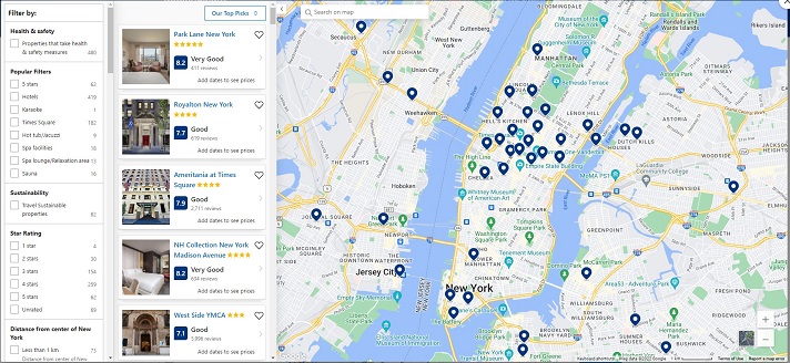 search your geographically location on book.com